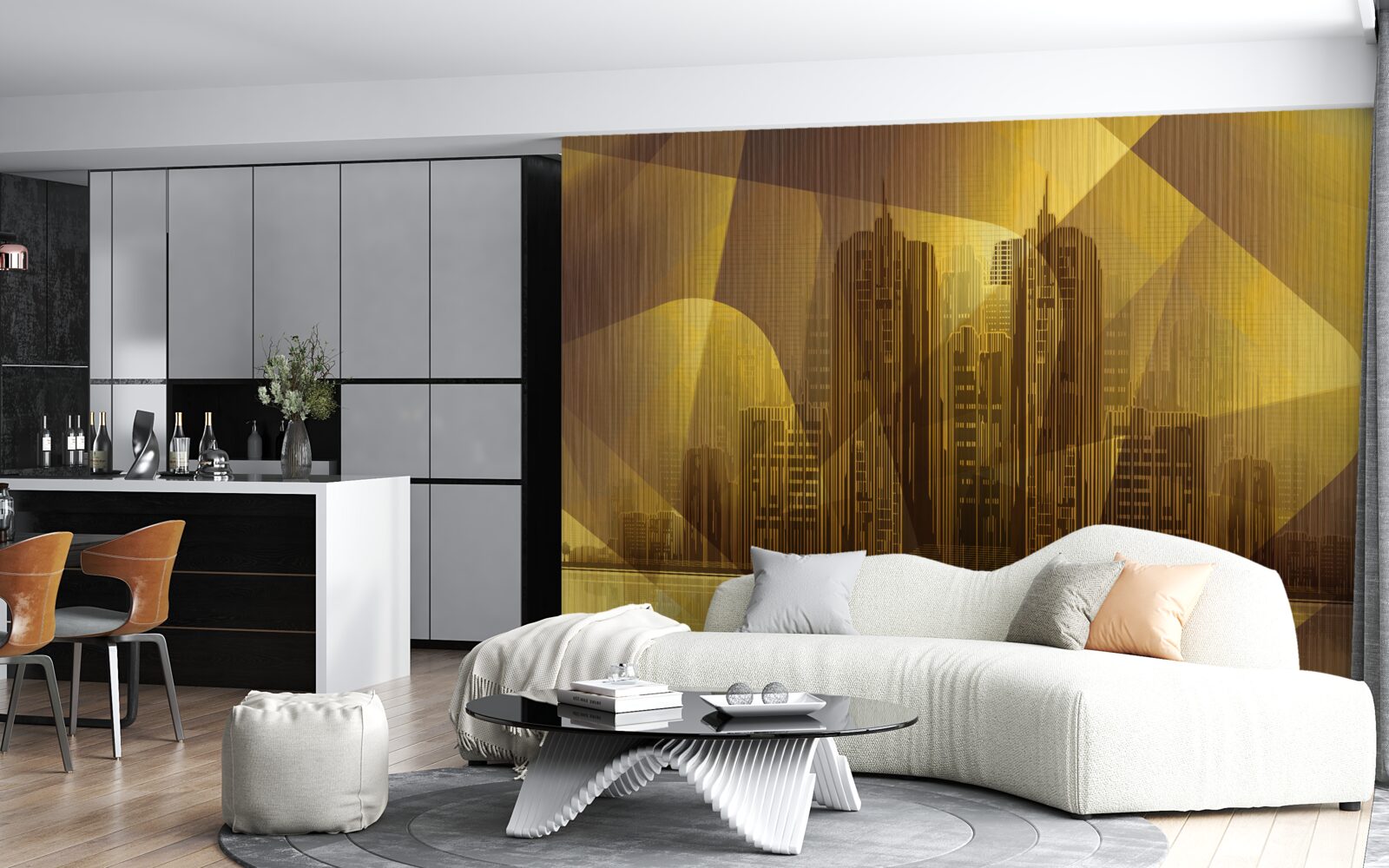 Fototapeta genialny obraz gigantycznych miast