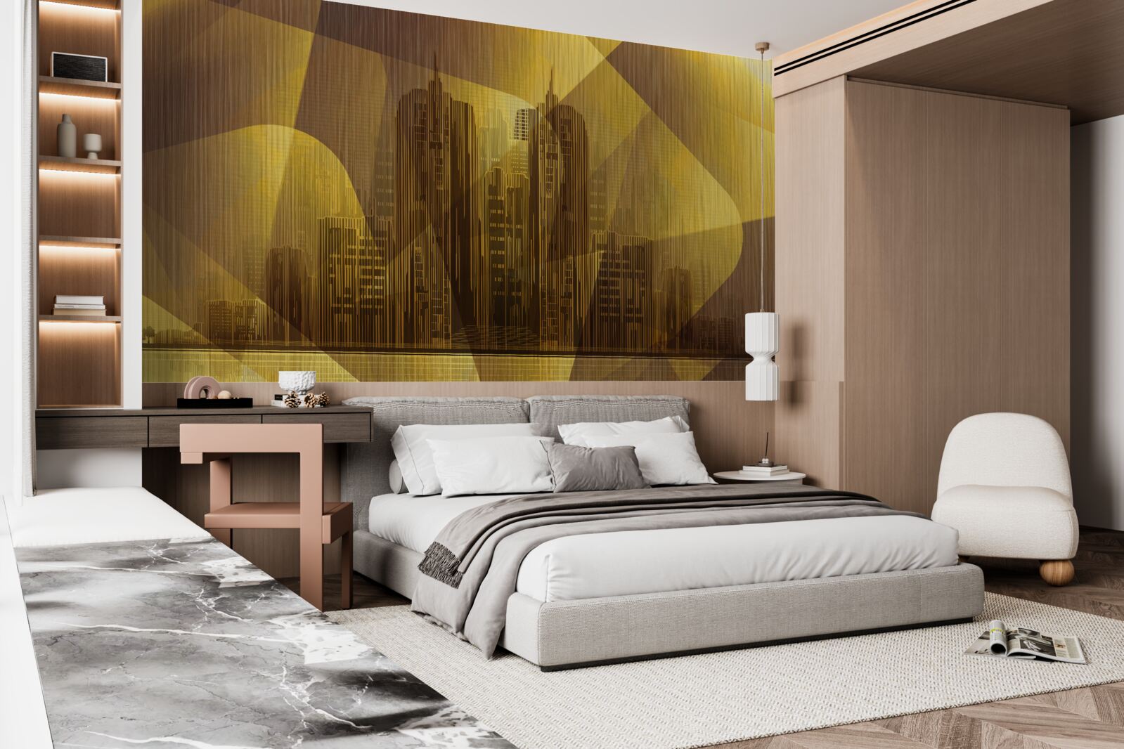 Fototapeta genialny obraz gigantycznych miast