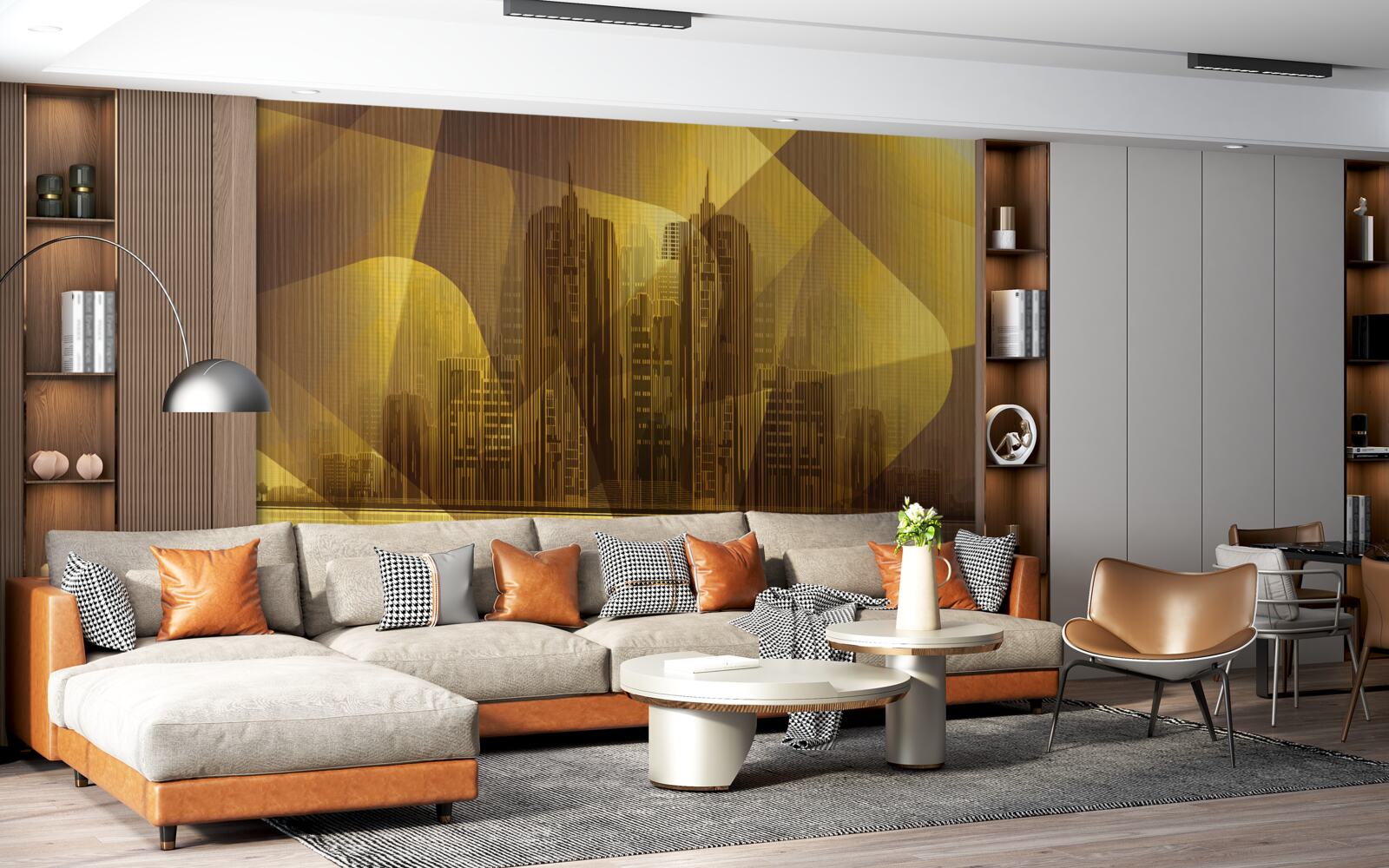 Fototapeta genialny obraz gigantycznych miast