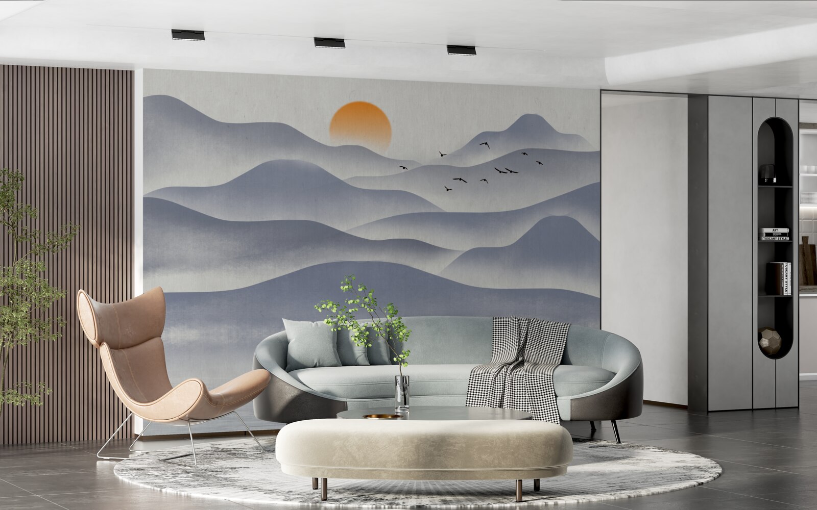 Fototapeta porządek na jeziorze wypełnia rybak