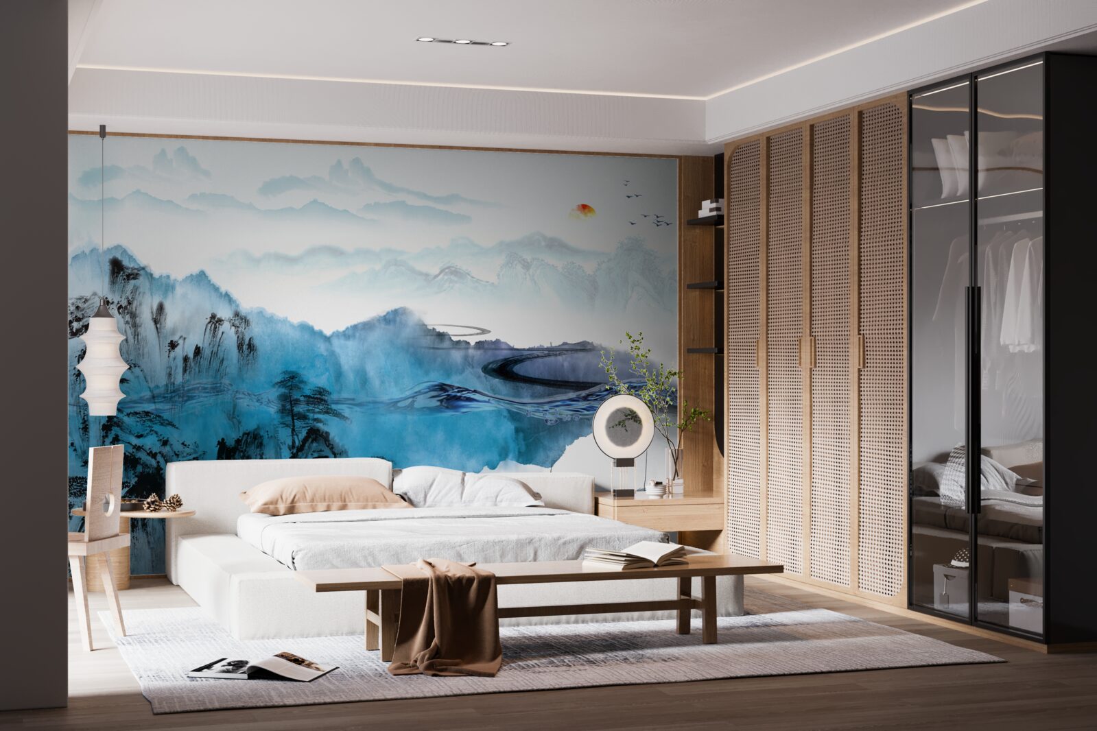 Fototapeta górska wioska rybacka