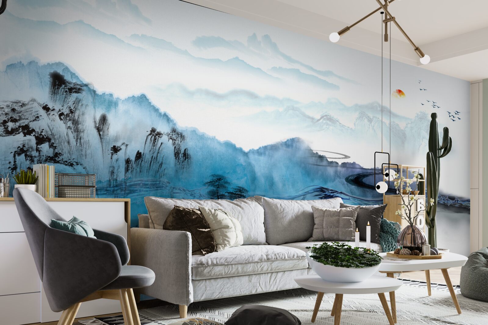 Fototapeta górska wioska rybacka