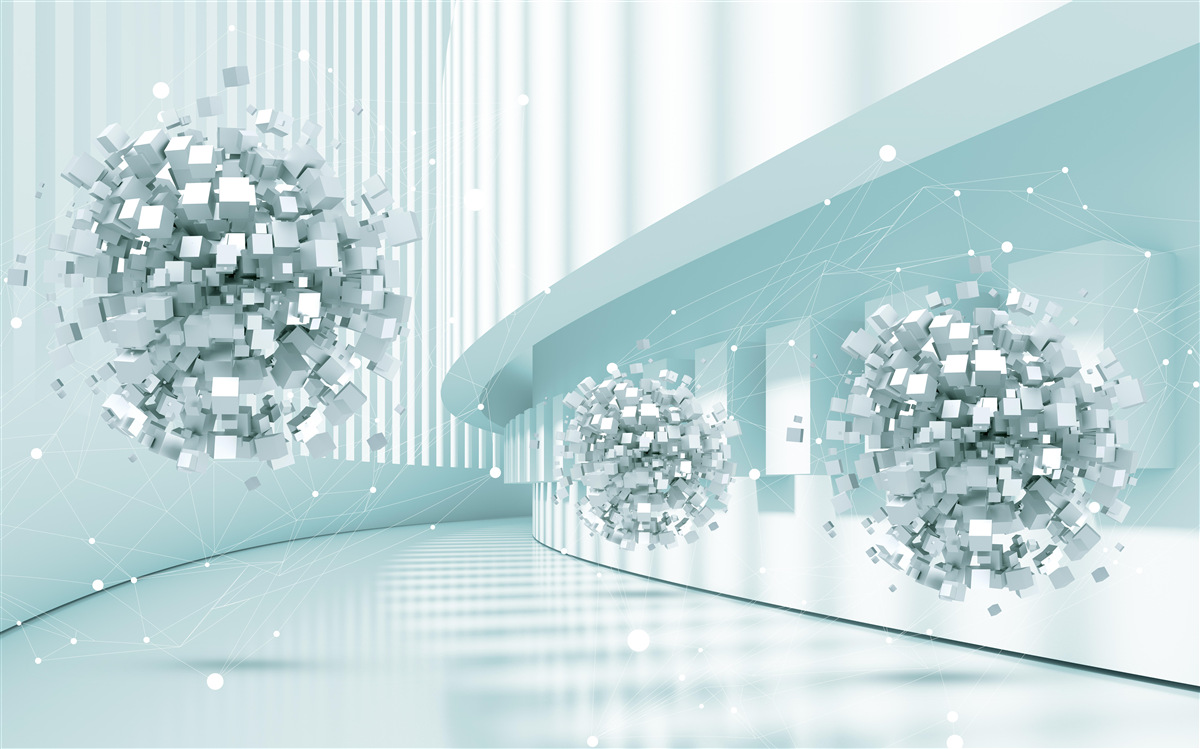 Fototapeta niewidzialne kule szybują po trajektorii