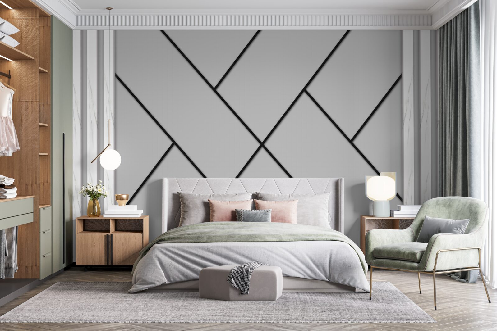 Fototapeta przekraczanie prostych trajektorii