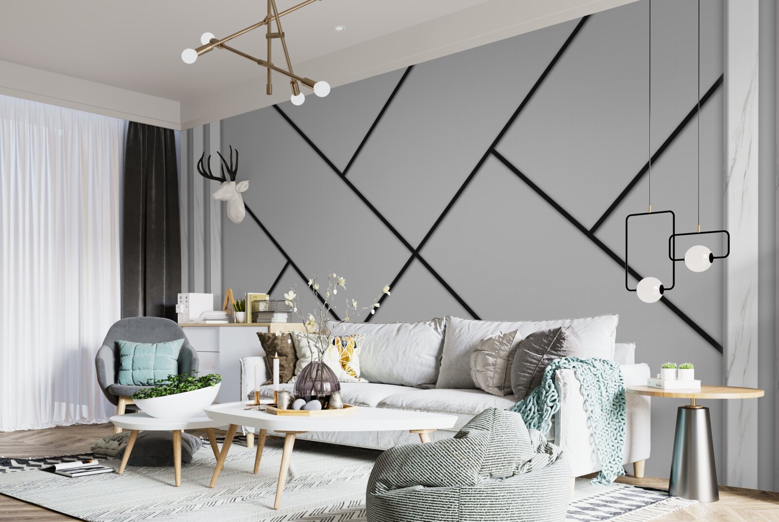 Fototapeta przekraczanie prostych trajektorii