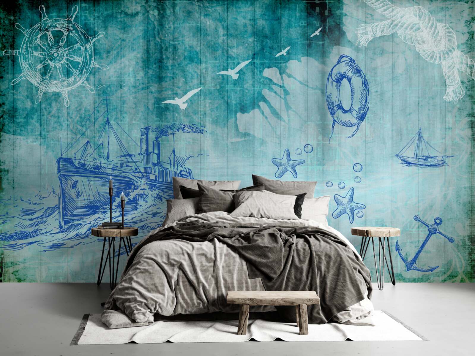 Fototapeta Życie na statku i w oceanie