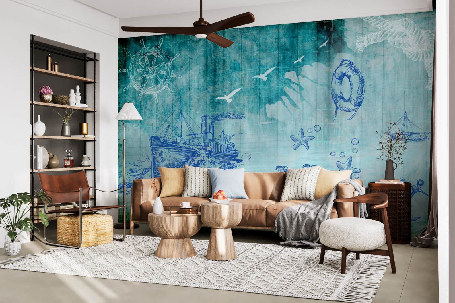 Fototapeta Życie na statku i w oceanie