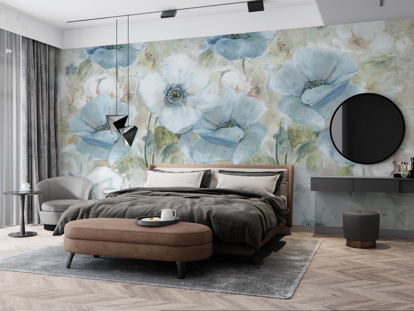 Fototapeta delikatność maku łóżkowego