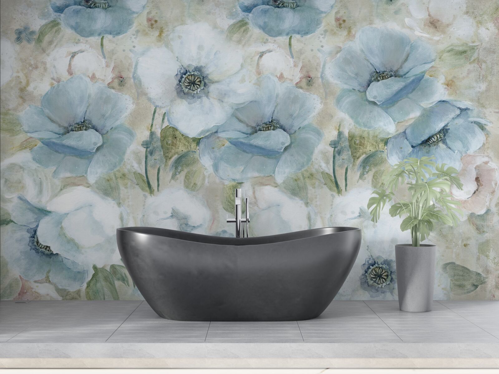 Fototapeta delikatność maku łóżkowego