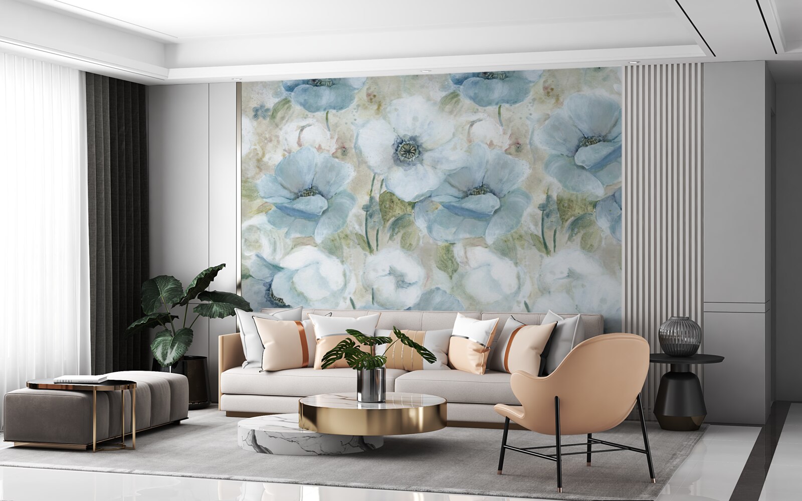 Fototapeta delikatność maku łóżkowego