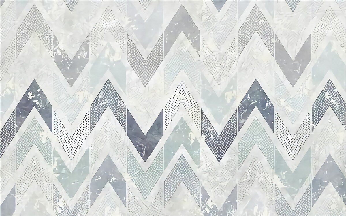 Fototapeta zimne linie biegnące w zygzakowaty wzór