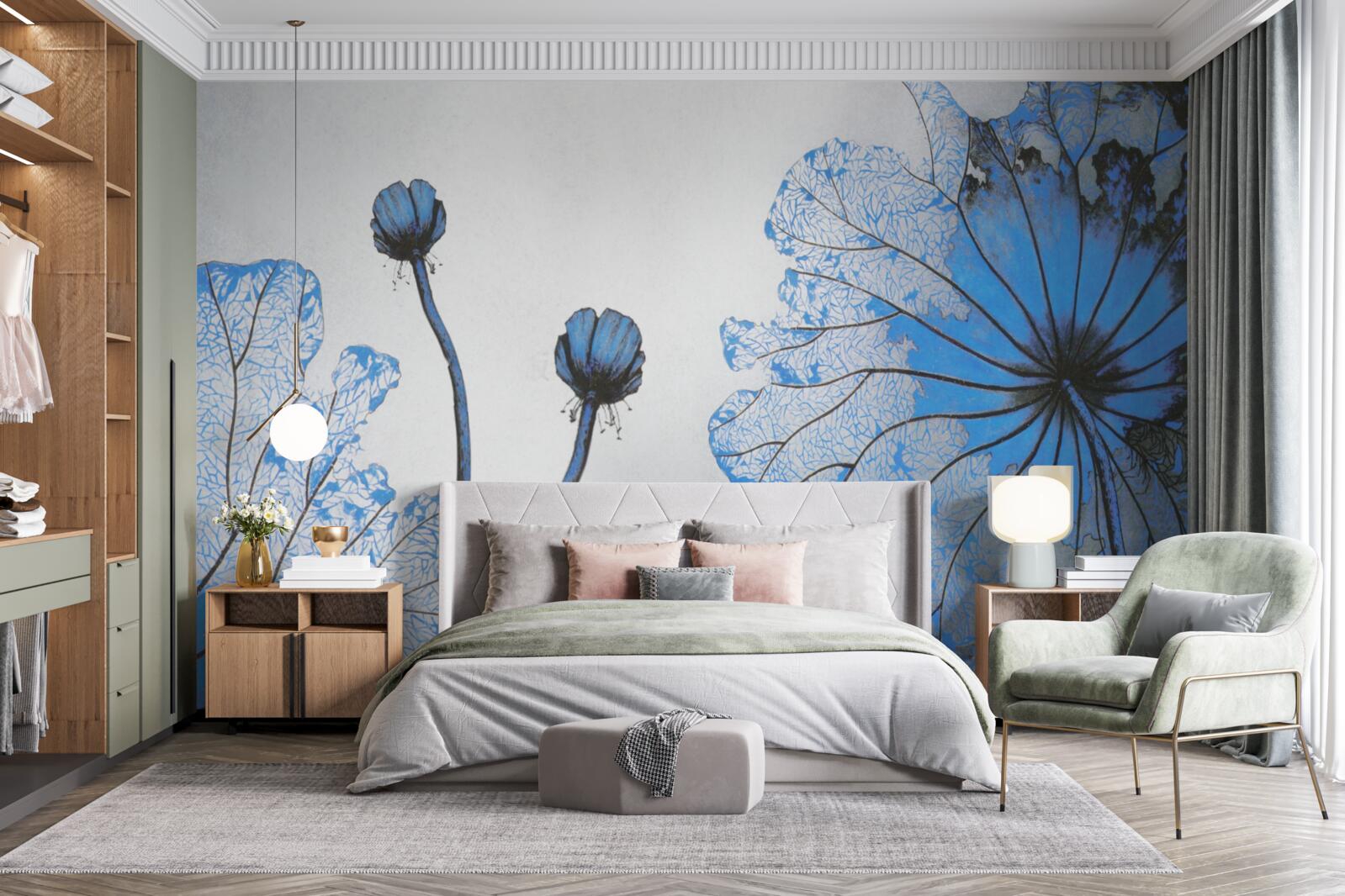 Fototapeta szczegółowy przegląd egzotycznych kwiatów