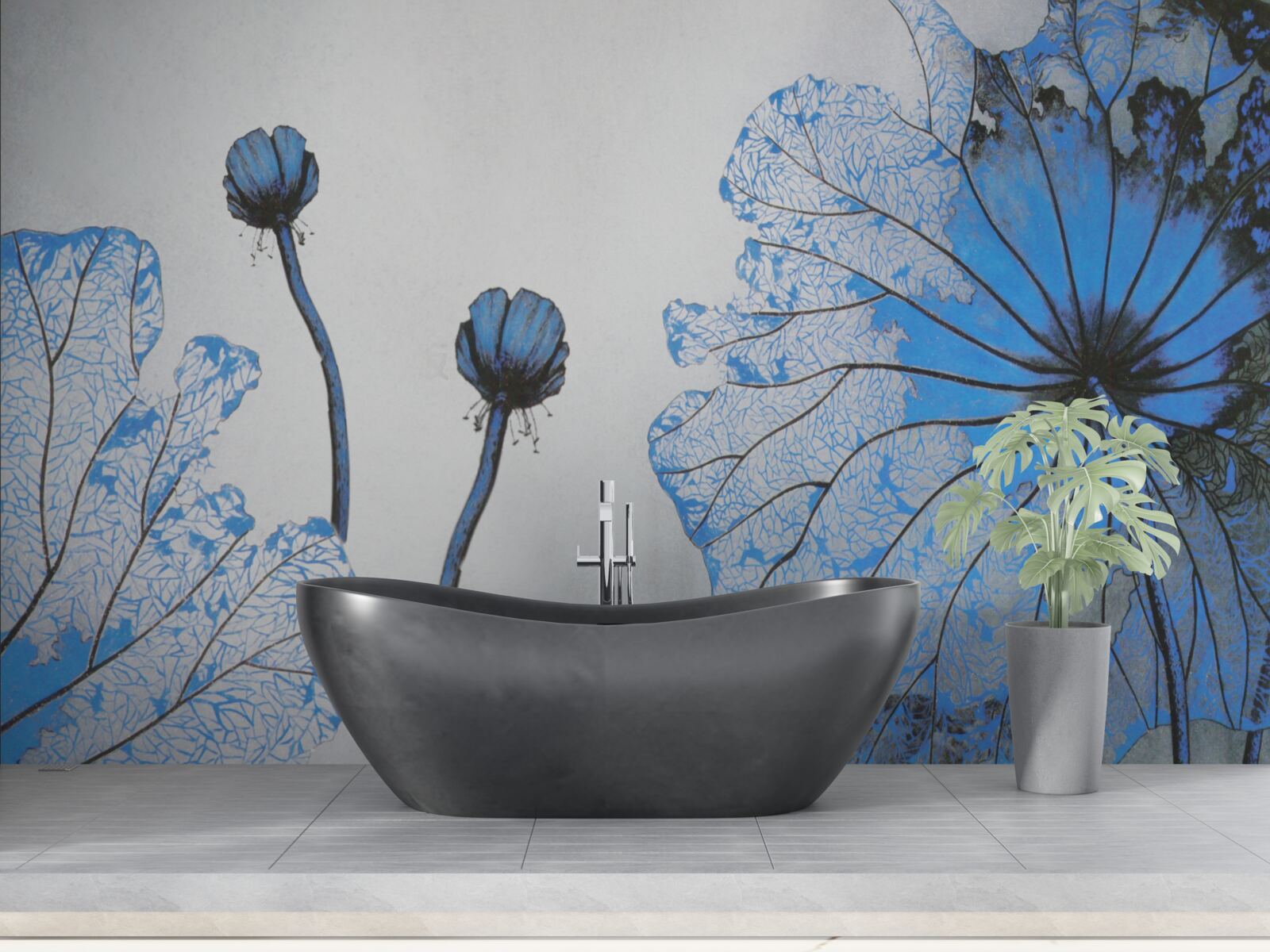 Fototapeta szczegółowy przegląd egzotycznych kwiatów