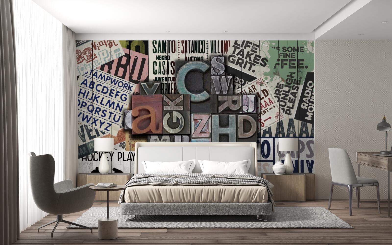 Fototapeta inskrypcje o różnej formie