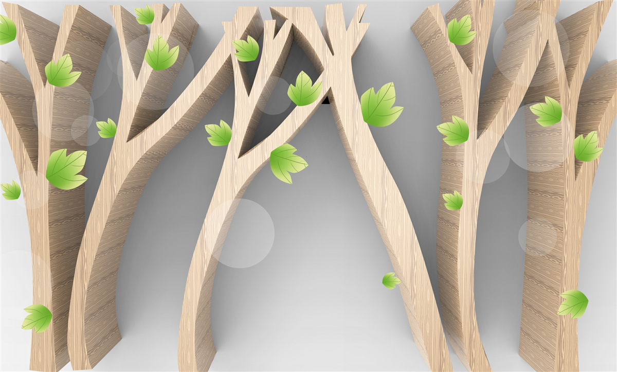 Fototapeta streszczenie las liściasty