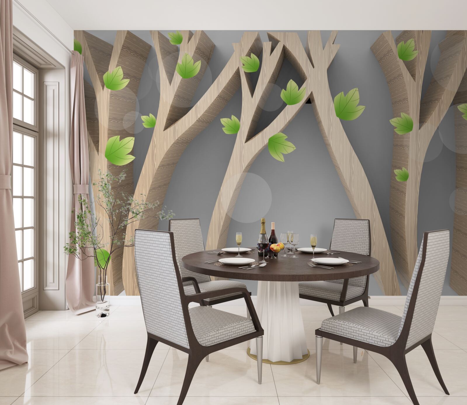 Fototapeta streszczenie las liściasty