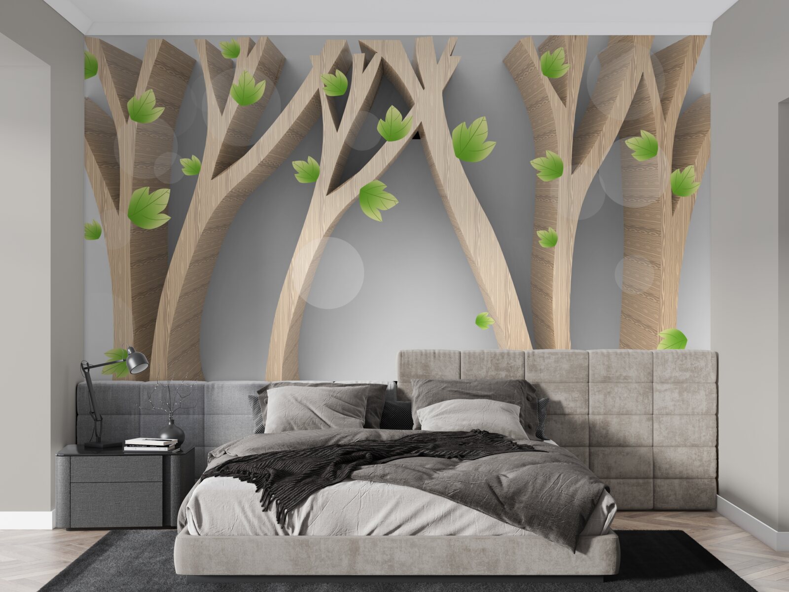 Fototapeta streszczenie las liściasty