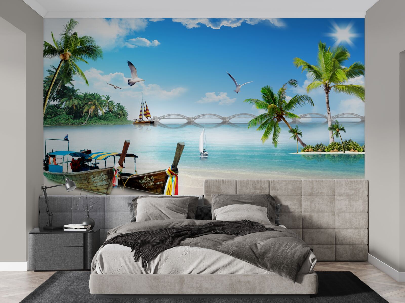 Fototapeta przystań na bezludnej wyspie