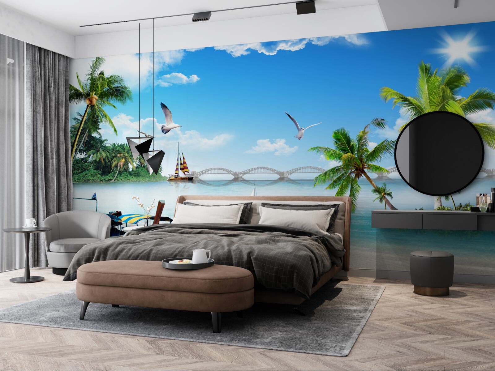 Fototapeta przystań na bezludnej wyspie