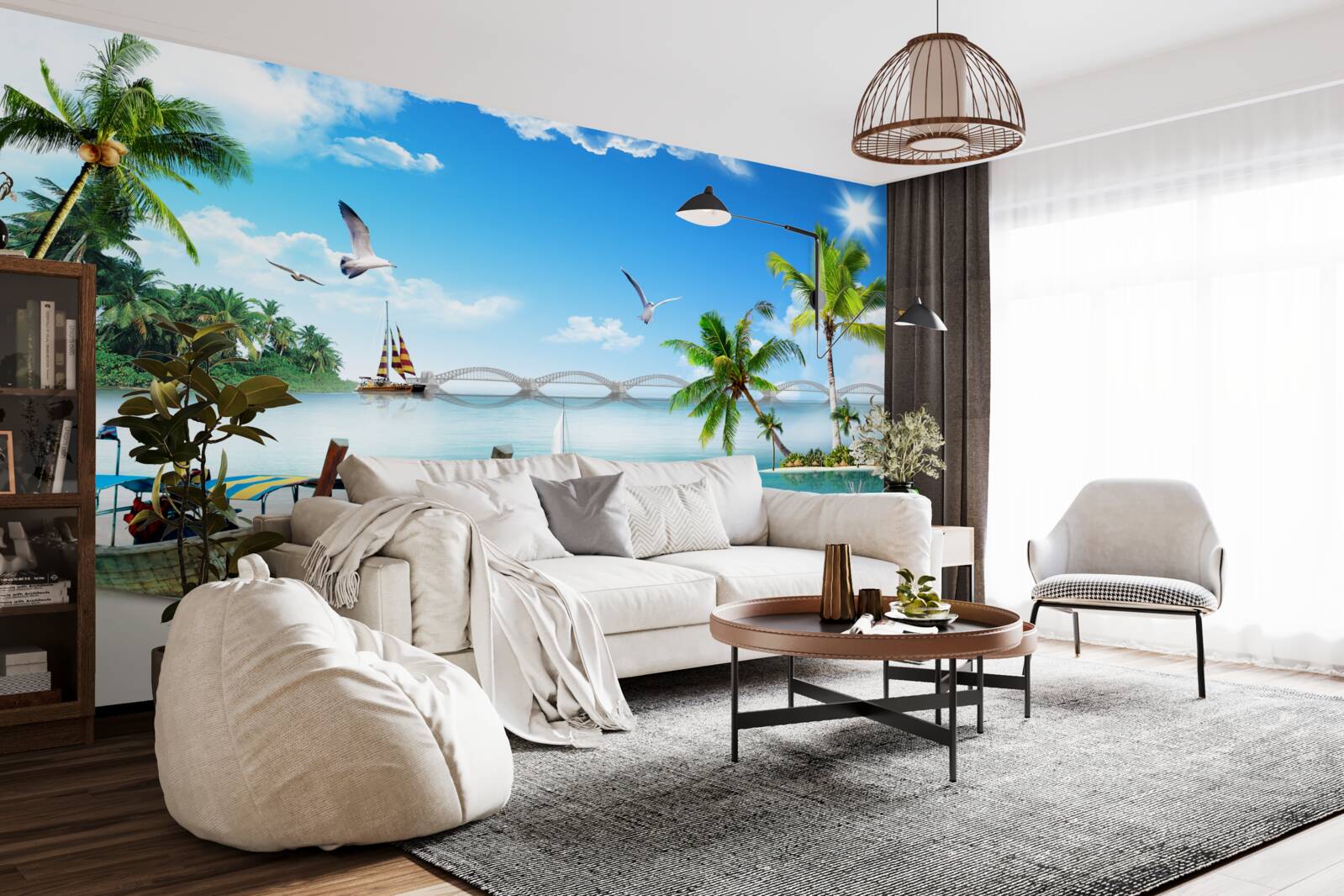 Fototapeta przystań na bezludnej wyspie