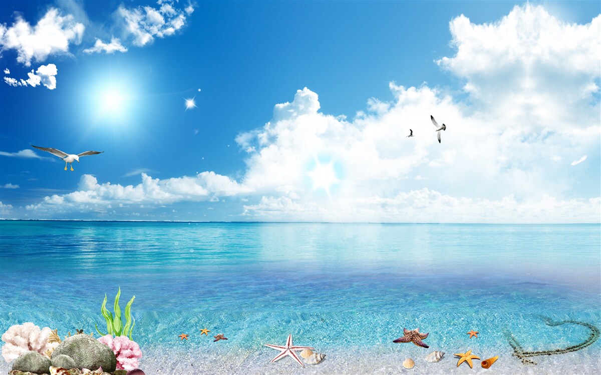 Fototapeta spokojna morska bryza