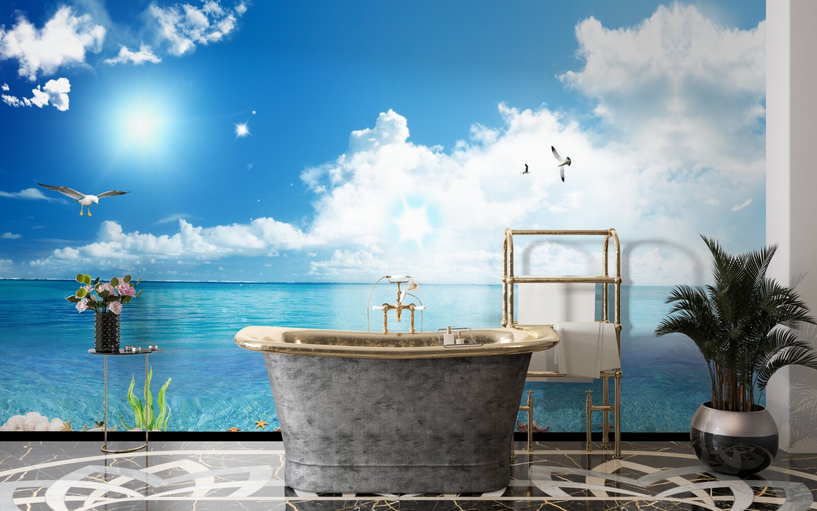 Fototapeta spokojna morska bryza