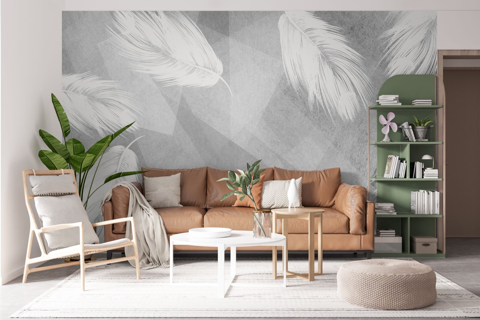 Fototapeta miękki, śnieżnobiały puch