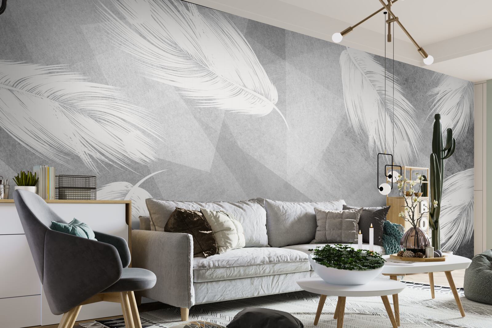 Fototapeta miękki, śnieżnobiały puch