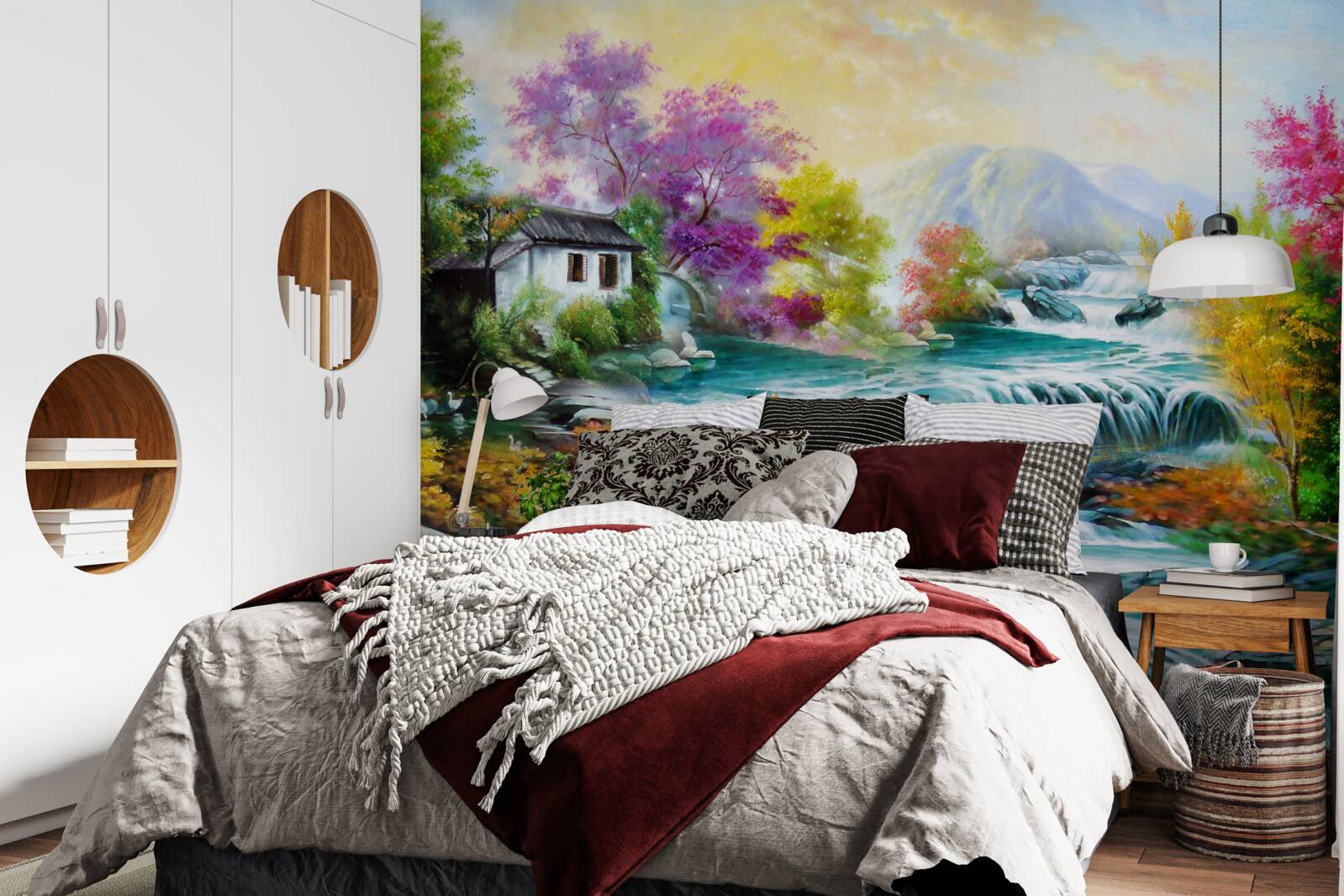 Fototapeta w domu jesienią grzmi wodospad