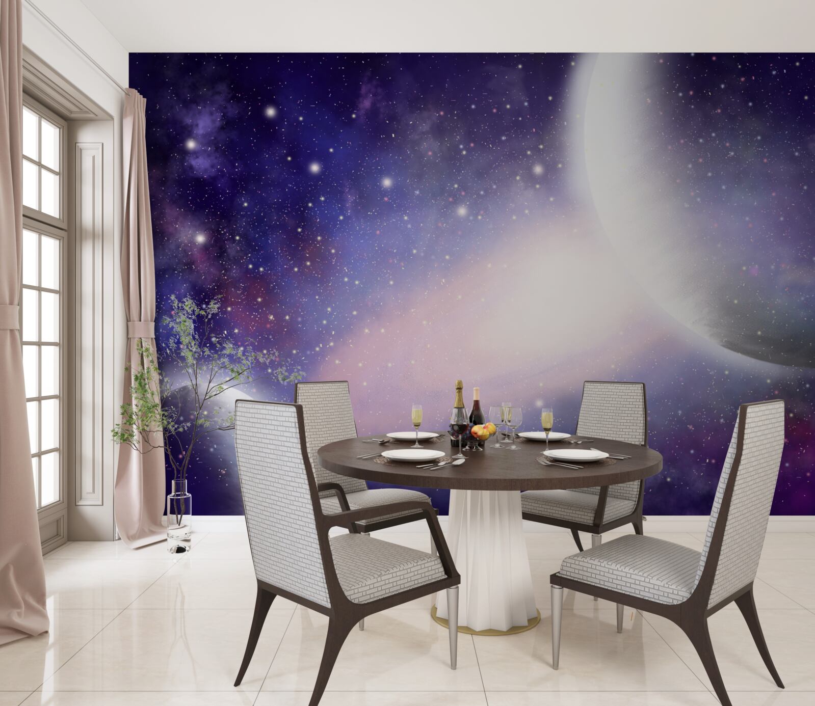 Fototapeta niebo przepięknie lśniące pięknem