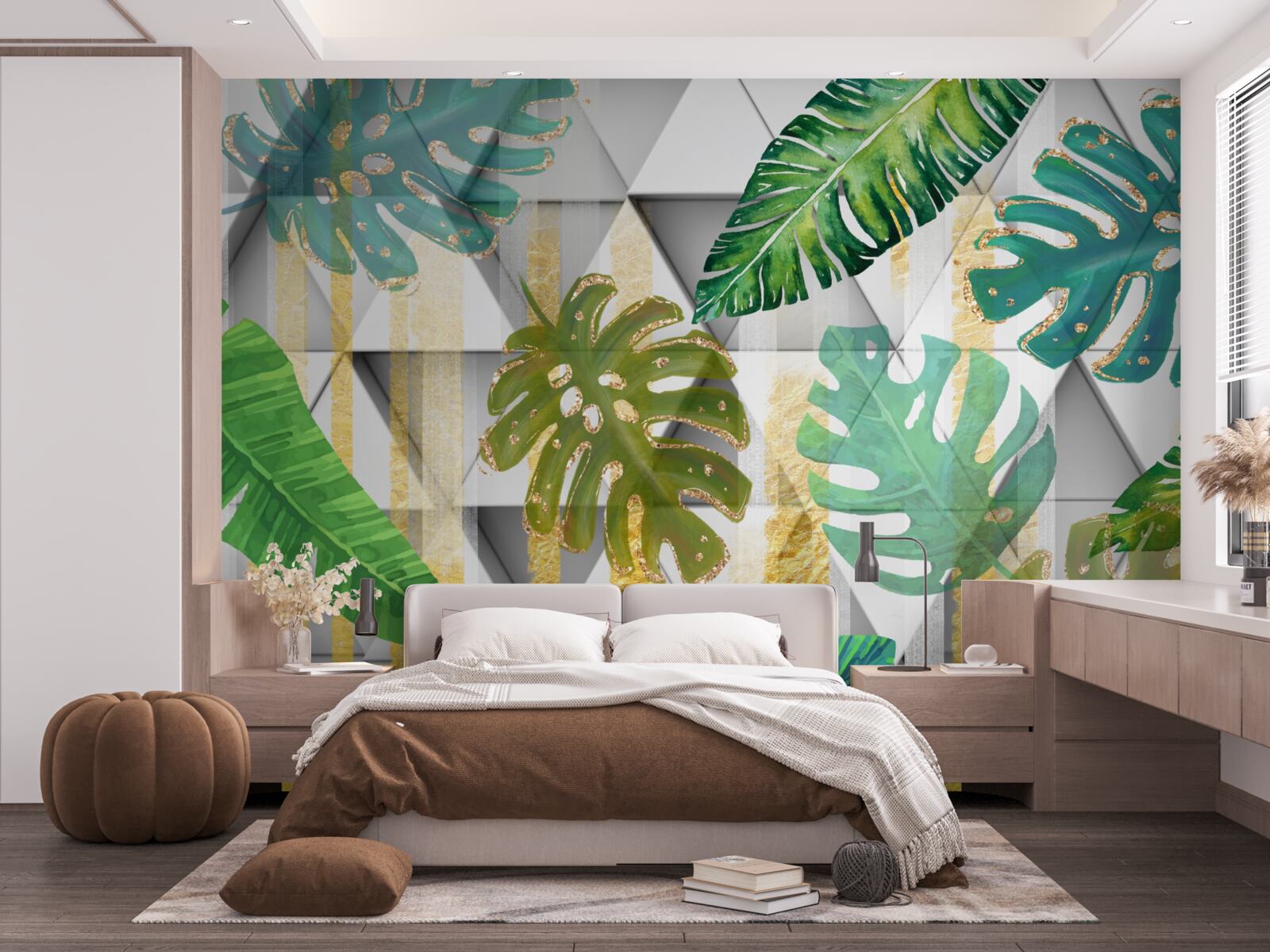 Fototapeta różnorodność tropikalnych liści