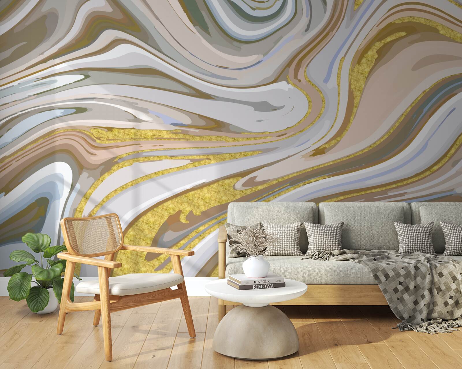 Fototapeta Łączenie się ziaren piasku podczas burzy