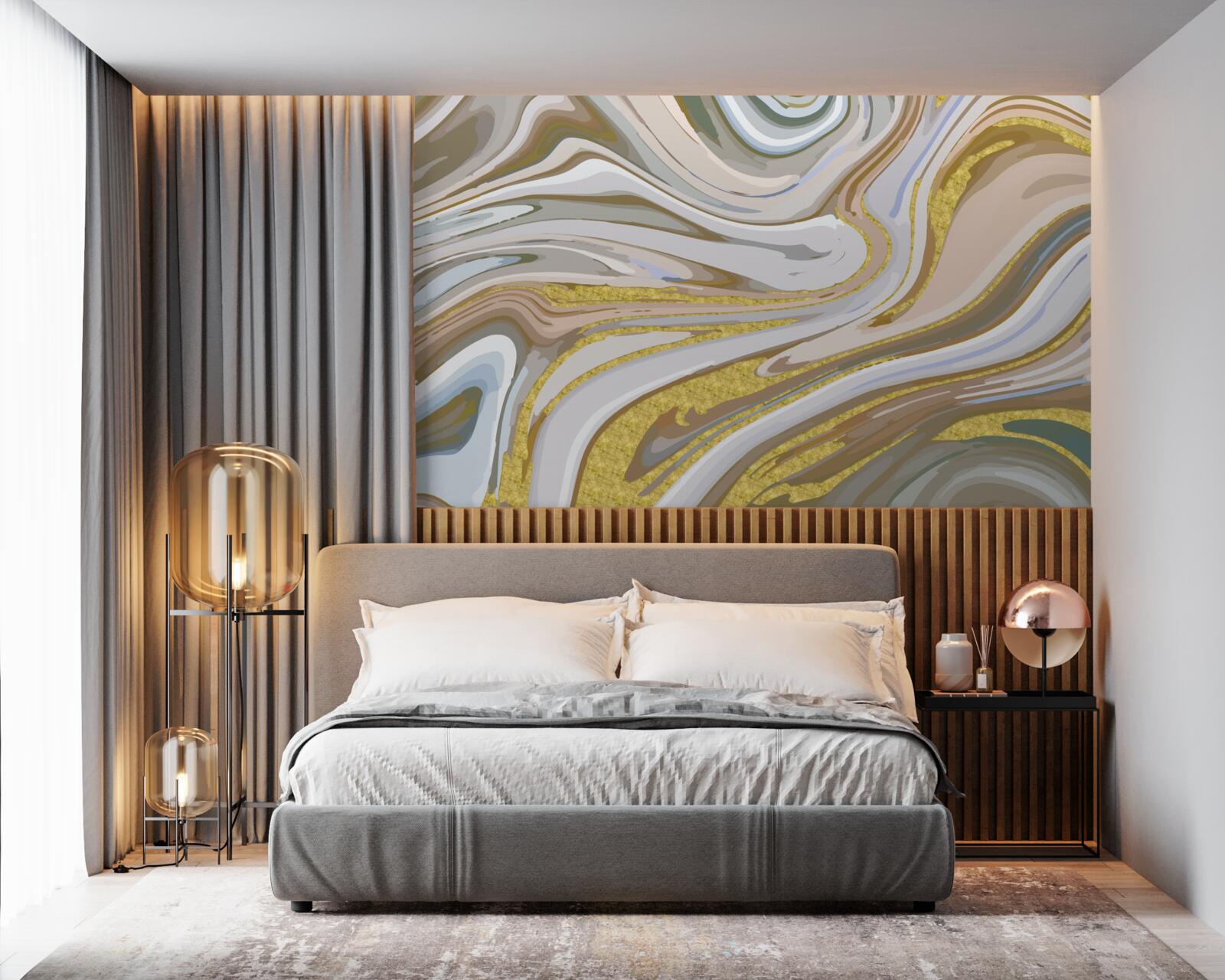 Fototapeta Łączenie się ziaren piasku podczas burzy