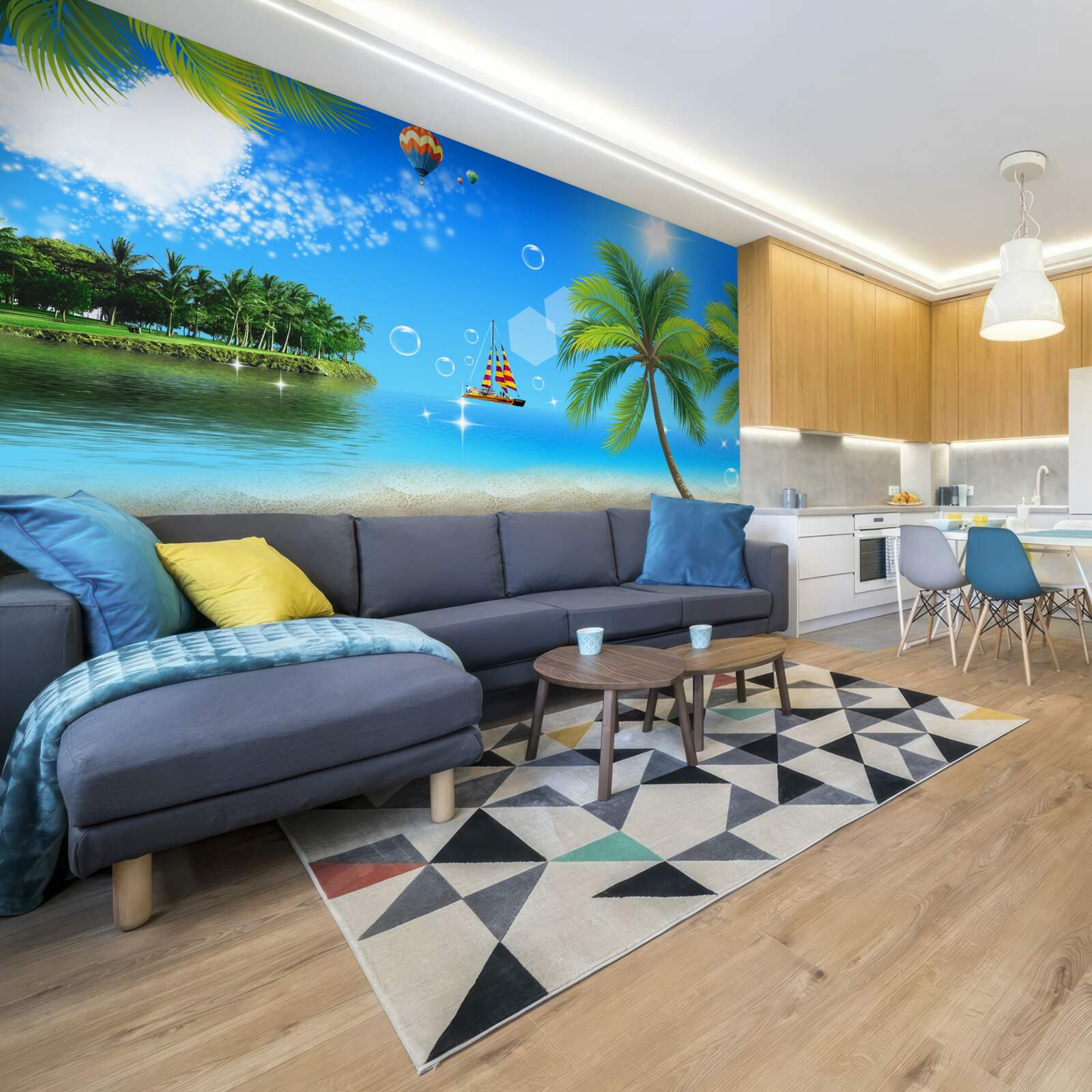 Fototapeta widok na morze i brzeg