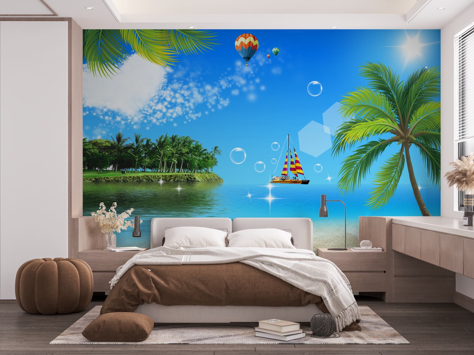 Fototapeta widok na morze i brzeg