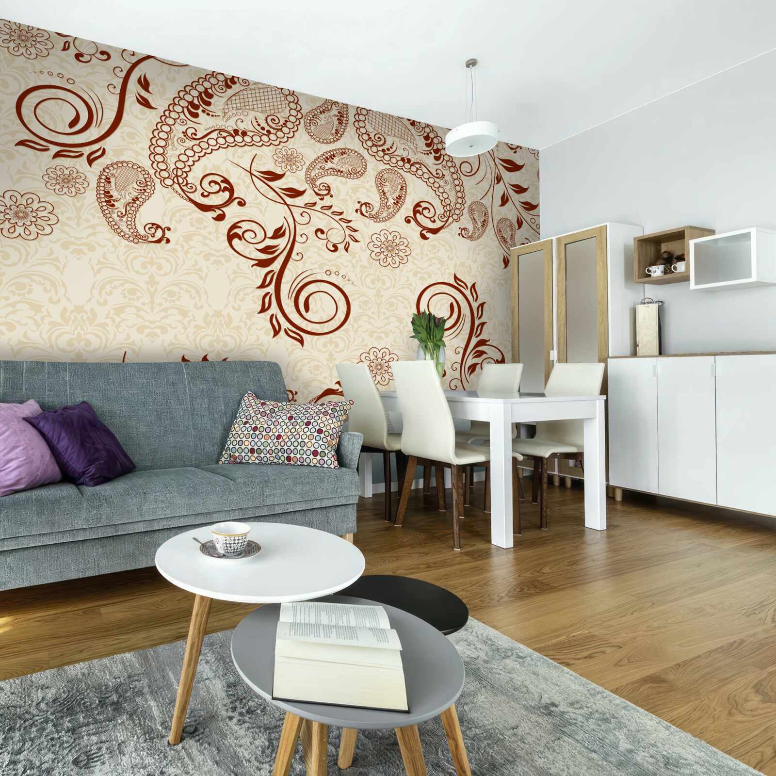 Fototapeta brązowe mehendi z indii