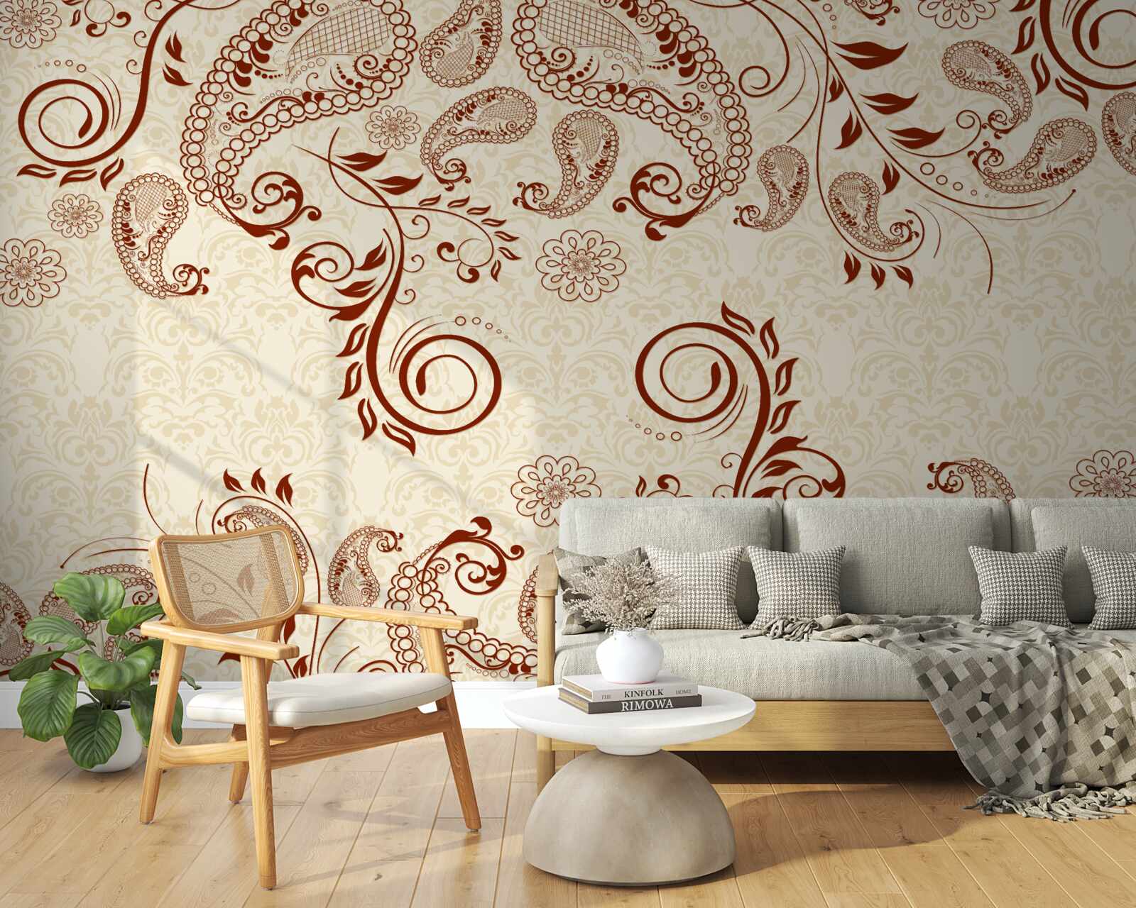 Fototapeta brązowe mehendi z indii