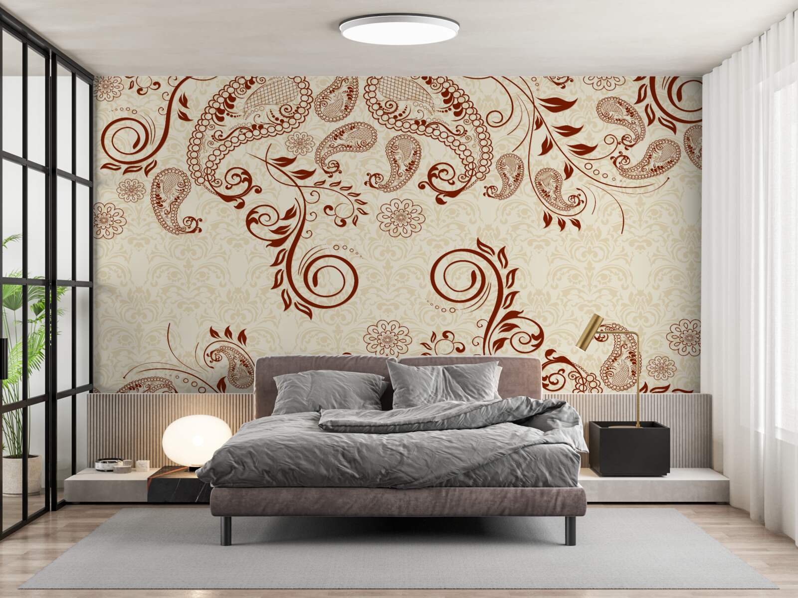 Fototapeta brązowe mehendi z indii