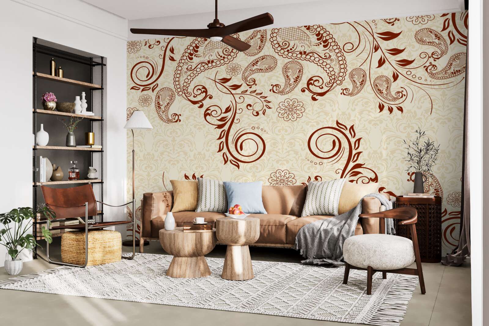 Fototapeta brązowe mehendi z indii