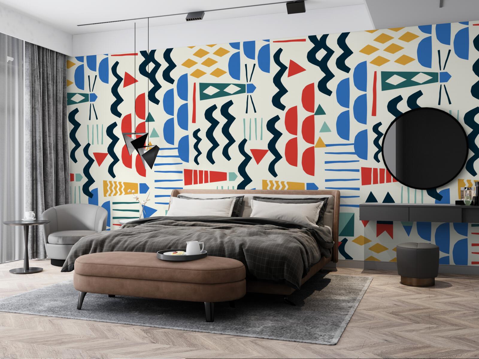 Fototapeta szalejące fale otaczają morskie latarnie morskie