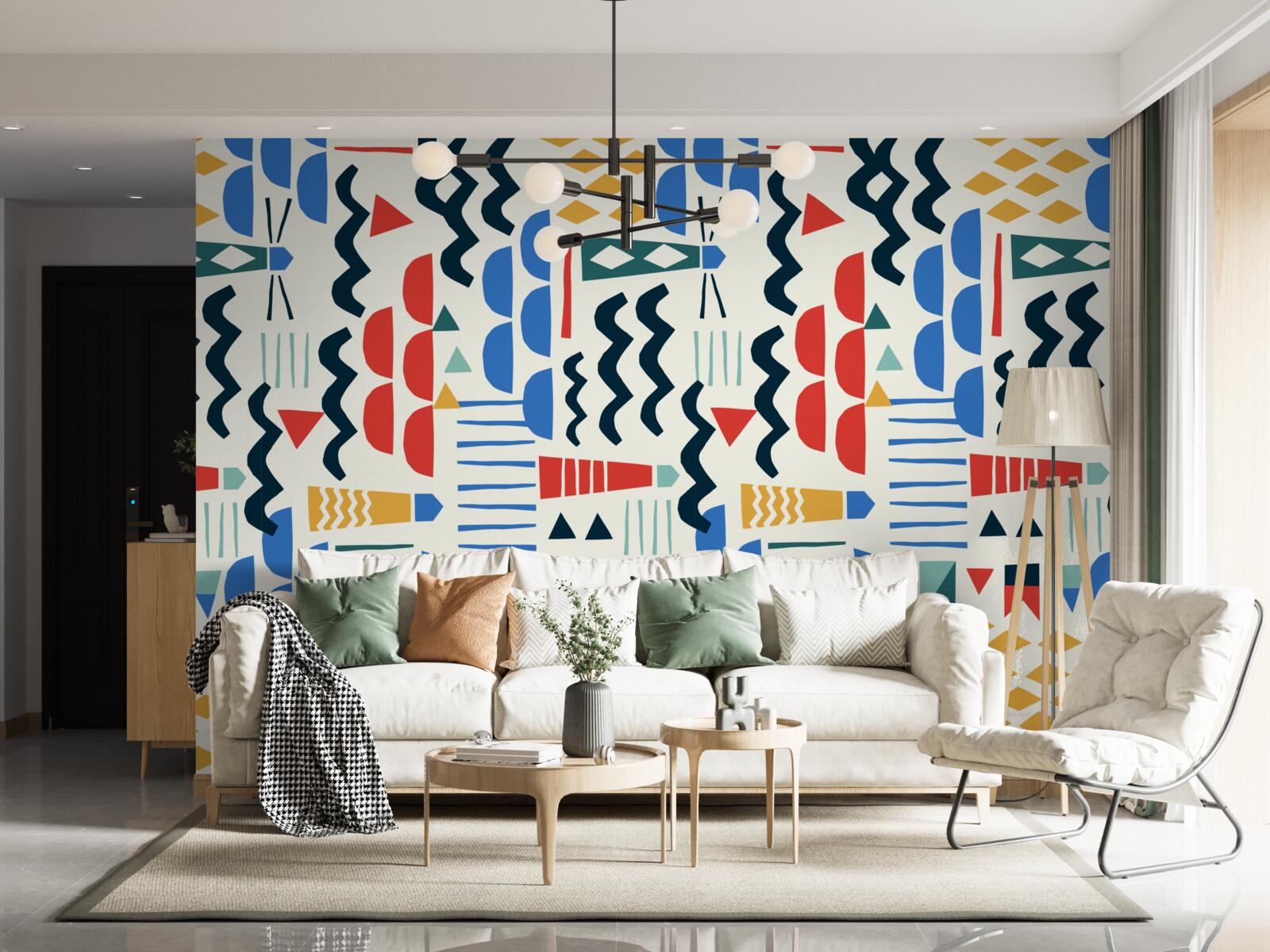 Fototapeta szalejące fale otaczają morskie latarnie morskie