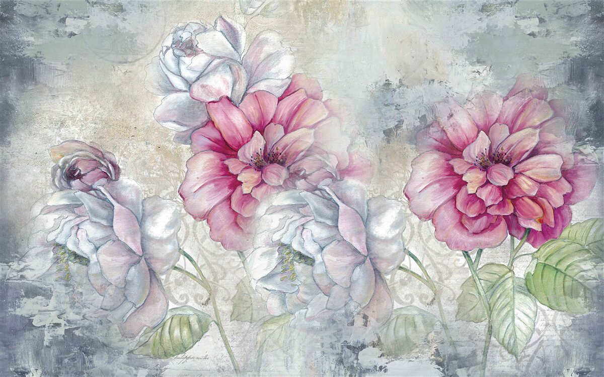 Fototapeta tło kwiatowe w stylu vintage