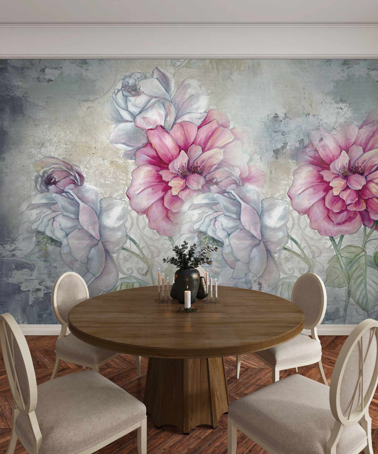 Fototapeta tło kwiatowe w stylu vintage