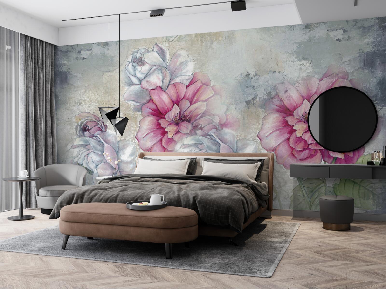 Fototapeta tło kwiatowe w stylu vintage