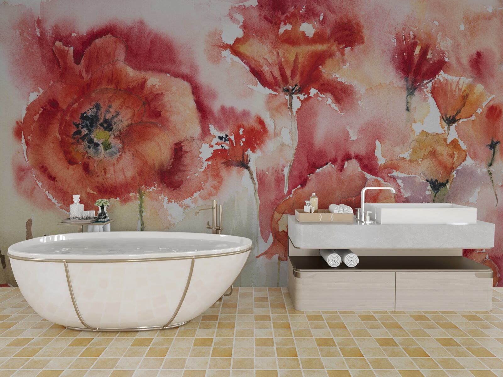 Fototapeta Świetne czerwone maki