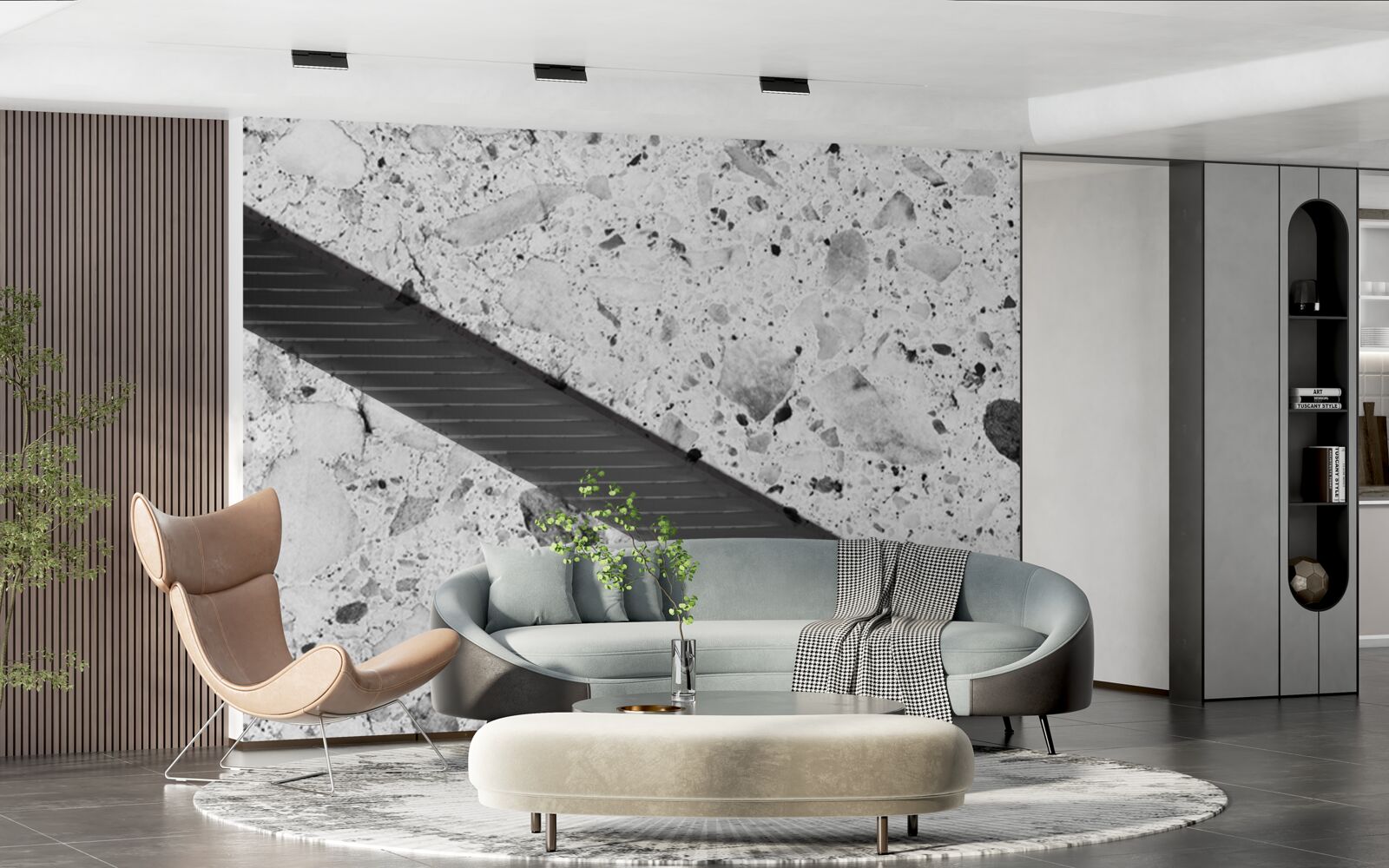 Fototapeta marmurowa tekstura z czarnymi plamami