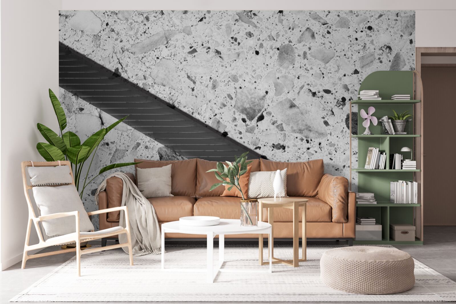 Fototapeta marmurowa tekstura z czarnymi plamami