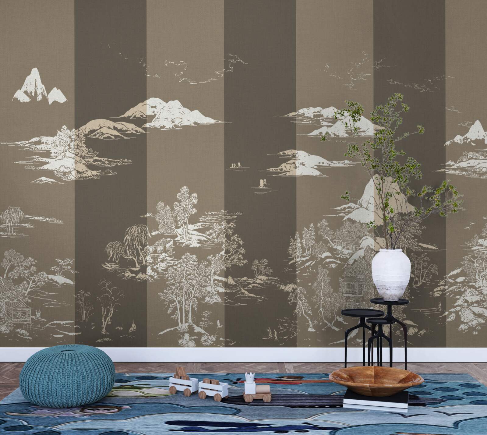 Fototapeta ogrody w stylu japońskim i krajobrazy górskie