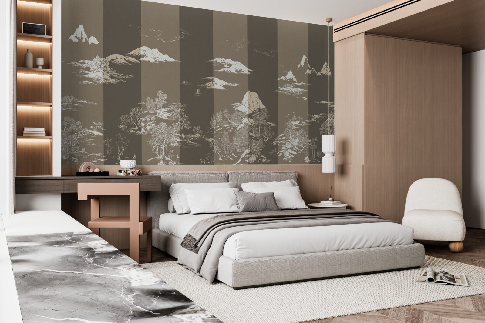 Fototapeta ogrody w stylu japońskim i krajobrazy górskie