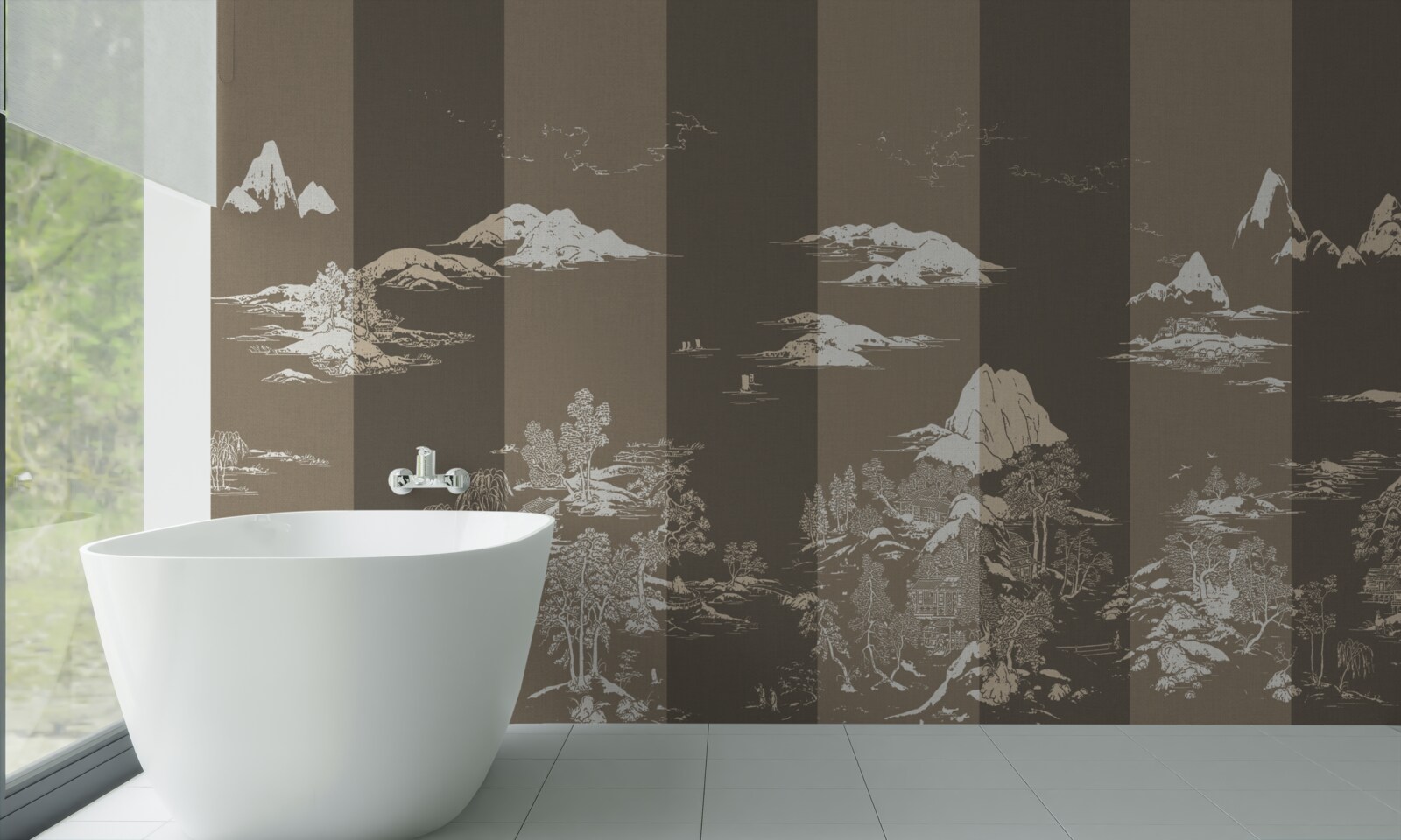 Fototapeta ogrody w stylu japońskim i krajobrazy górskie